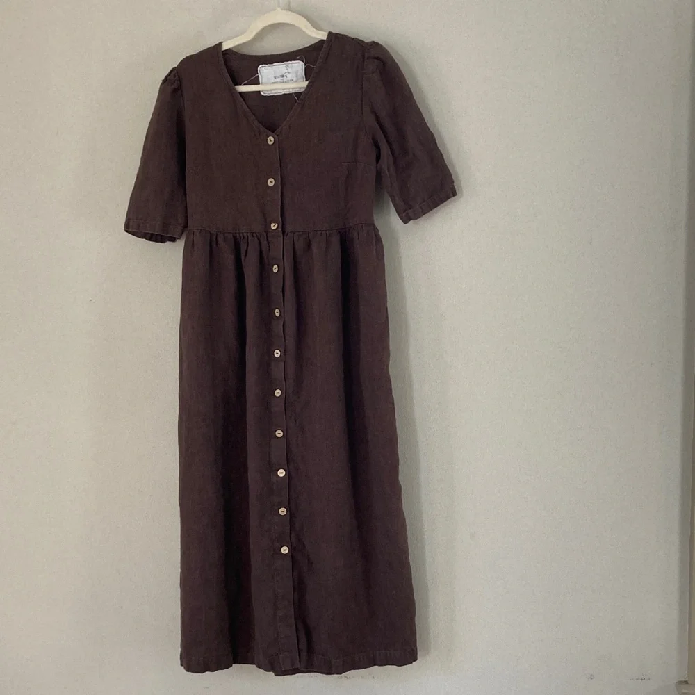 Not Perfect Linen Ronda Dress - Picture 1 of 3